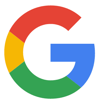 Google logo featuring a stylized G in red, yellow, blue, and green